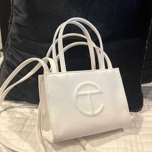 Telfar mini in WHITE (NWOT)